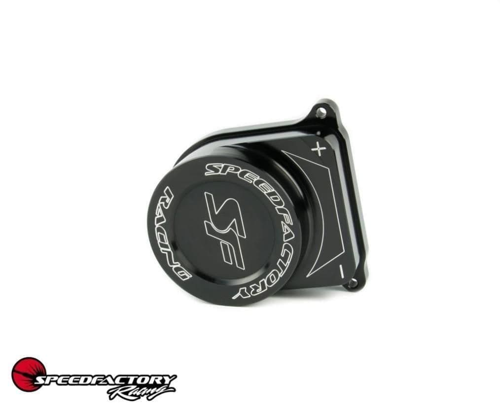 SPEEDFACTORY RACING BILLET GSR DISTIBUTOR CAP BLOCK OFF - BLACK