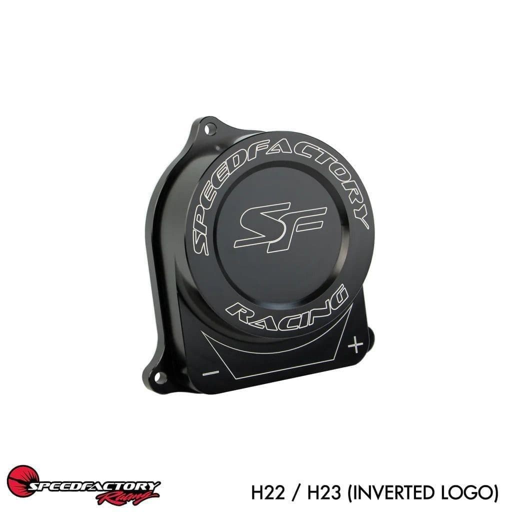 SPEEDFACTORY RACING BILLET H22 DISTRIBUTOR CAP BLOCK OFF - BLACK