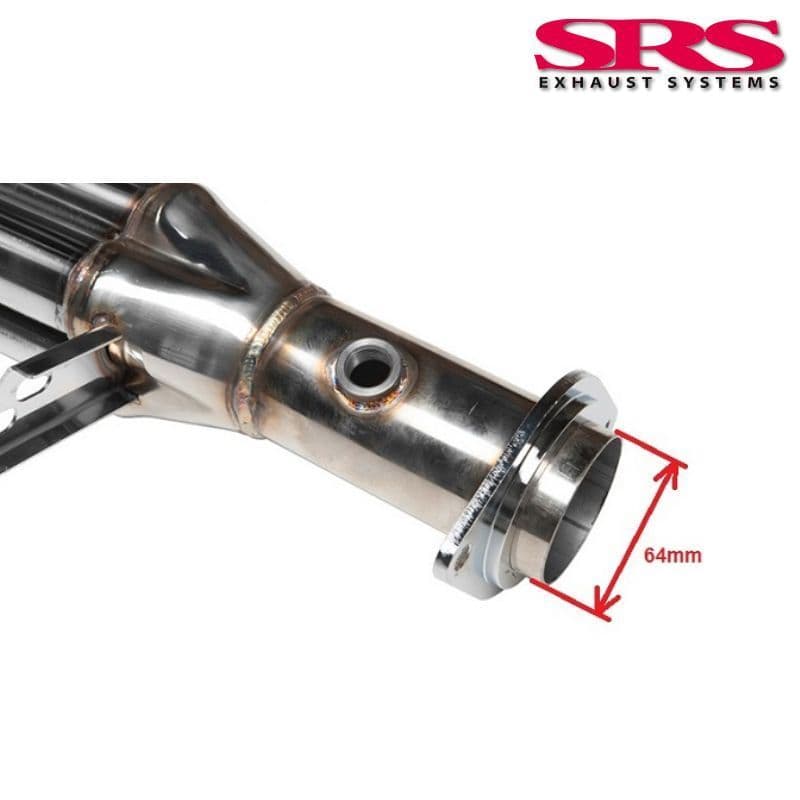 SRS EXHAUST SYSTEMS 4-1 HEADER 2.5" STAINLESS STEEL (HONDA B-ENGINES)