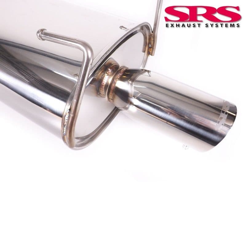 SRS EXHAUST SYSTEMS G35 AXLEBACK SYSTEM STAINLESS STEEL (CIVIC EG EK DEL SOL 92-00 3DR)