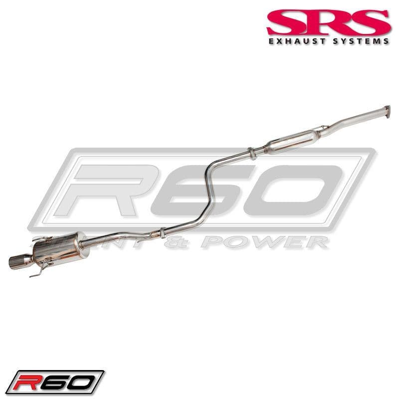 SRS EXHAUST SYSTEMS R60 CATBACK SYSTEM TÜV (CIVIC 91-01 2/4DR)