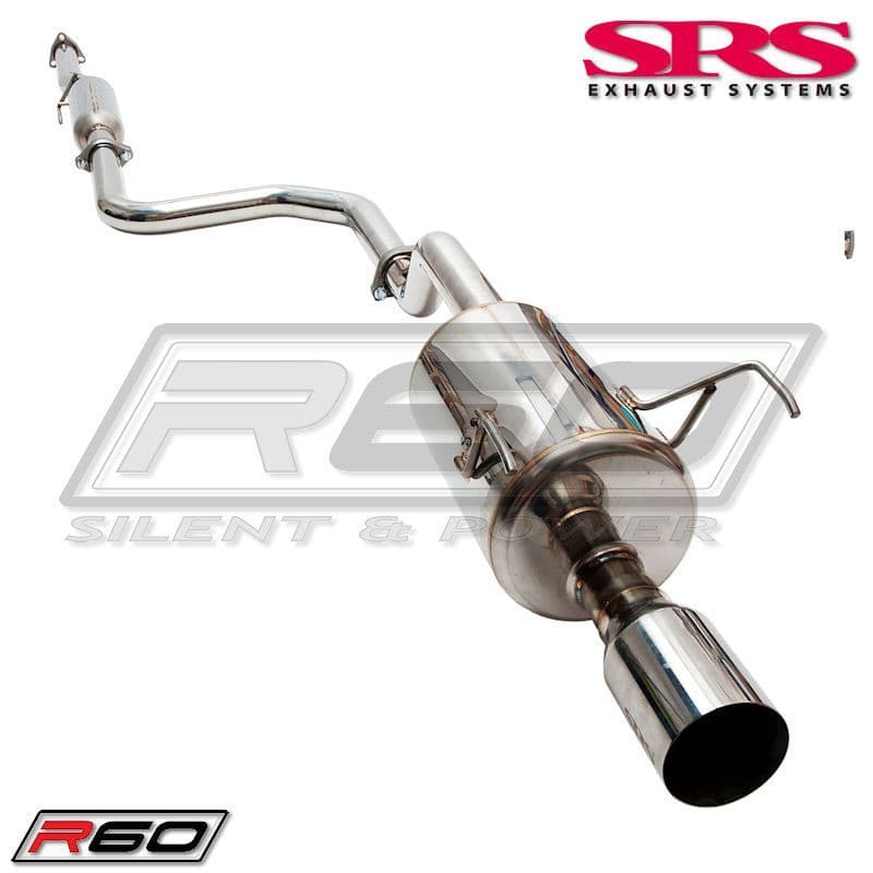 SRS EXHAUST SYSTEMS R60 CATBACK SYSTEM TÜV (CIVIC 91-01 2/4DR)