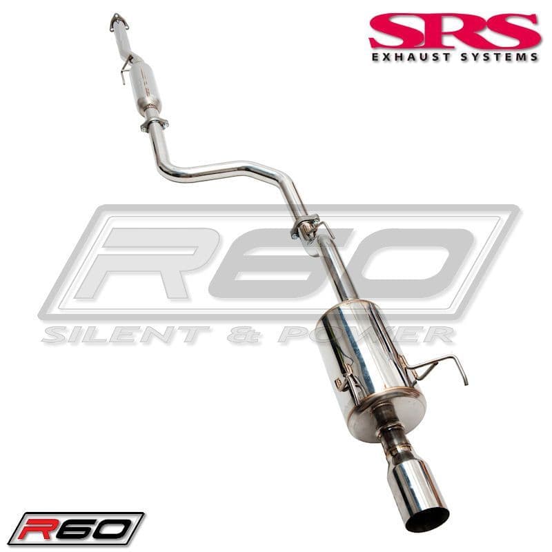 SRS EXHAUST SYSTEMS R60 CATBACK SYSTEM TÜV (CIVIC 91-01 2/4DR)