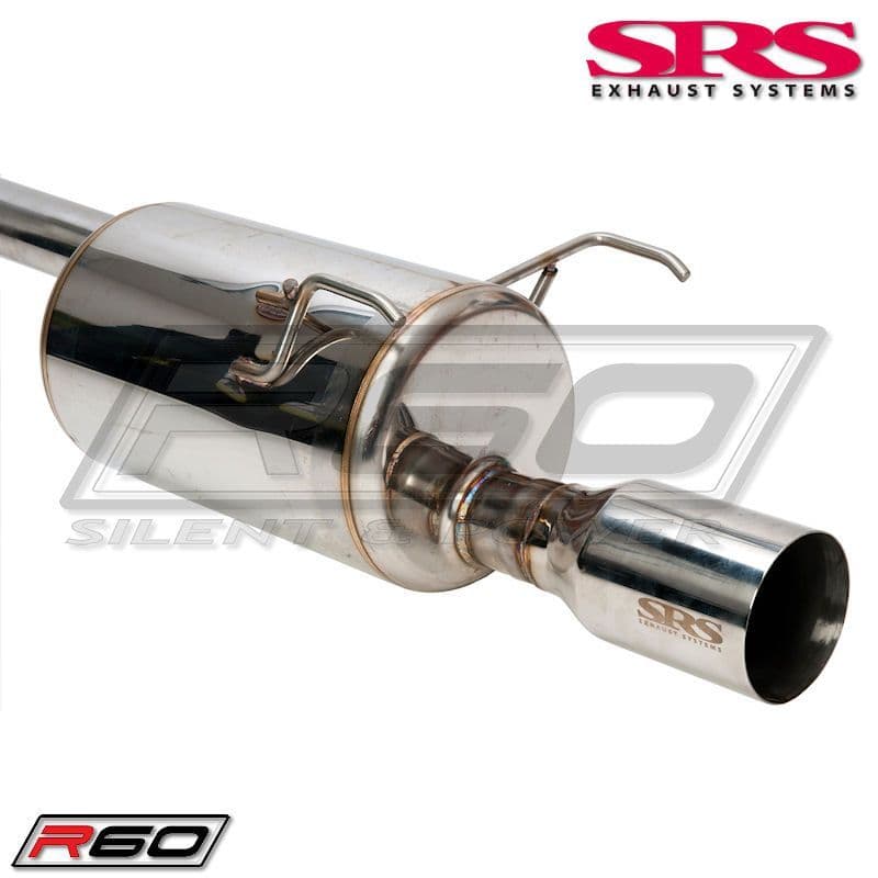 SRS EXHAUST SYSTEMS R60 CATBACK SYSTEM TÜV (CIVIC 91-01 2/4DR)