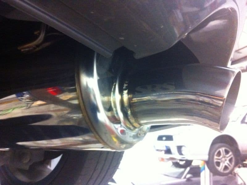 SRS EXHAUST SYSTEMS R70 CATBACK SYSTEM DOLPHIN TÜV (HONDA CIVIC EP3 TYPE R)