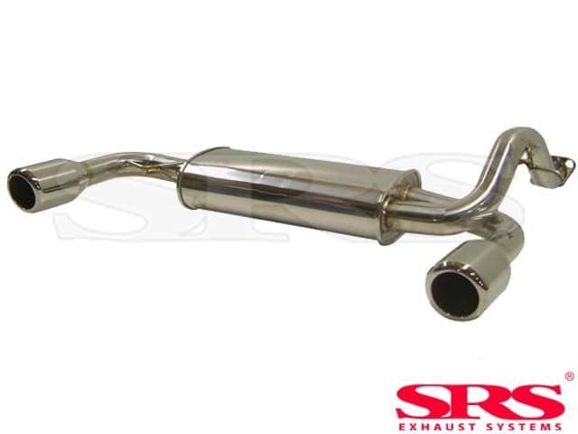 SRS EXHAUSTS AXLEBACK SYSTEM STAINLESS STEEL DUAL (HONDA CIVIC EF 87-91 3DR/CRX 87-93)