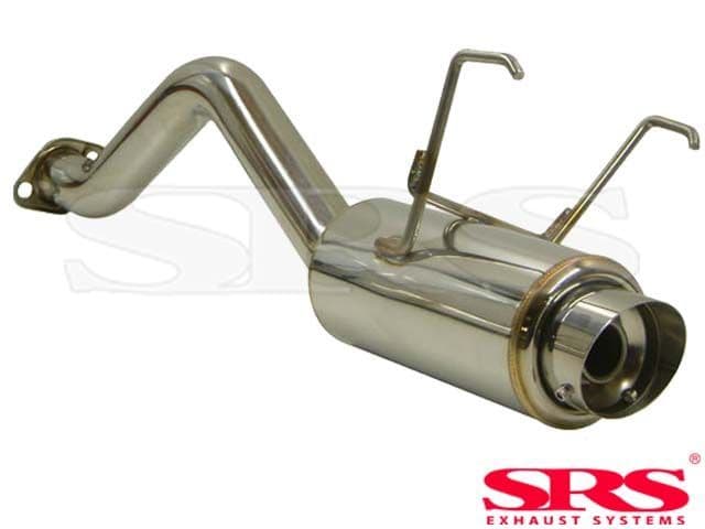 SRS EXHAUSTS AXLEBACK SYSTEM STAINLESS STEEL G50 (CIVIC EG EK DEL SOL 3DR 92-00)