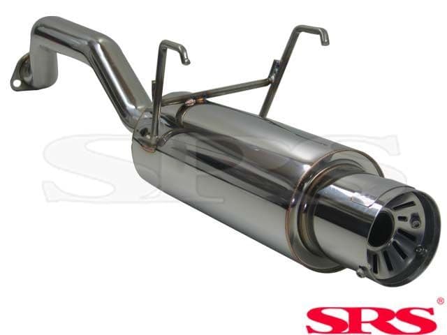 SRS EXHAUSTS AXLEBACK SYSTEM STAINLESS STEEL G55 (CIVIC 91-01 2/4DR)