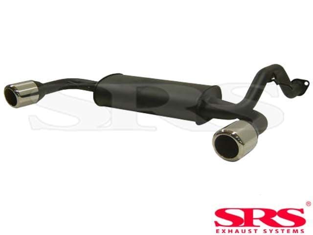 SRS EXHAUSTS AXLEBACK SYSTEM STEEL DUAL (CIVIC 87-91 3DR/CRX 87-93)