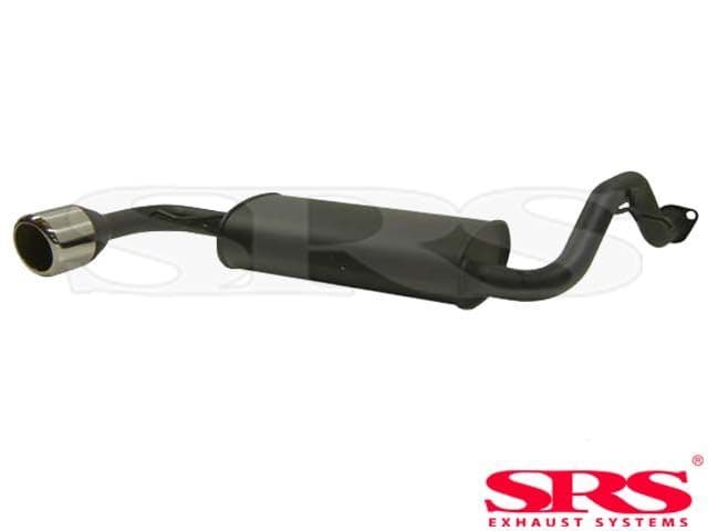 SRS EXHAUSTS AXLEBACK SYSTEM STEEL SINGLE (CIVIC 87-91 3DR/CRX 87-93)
