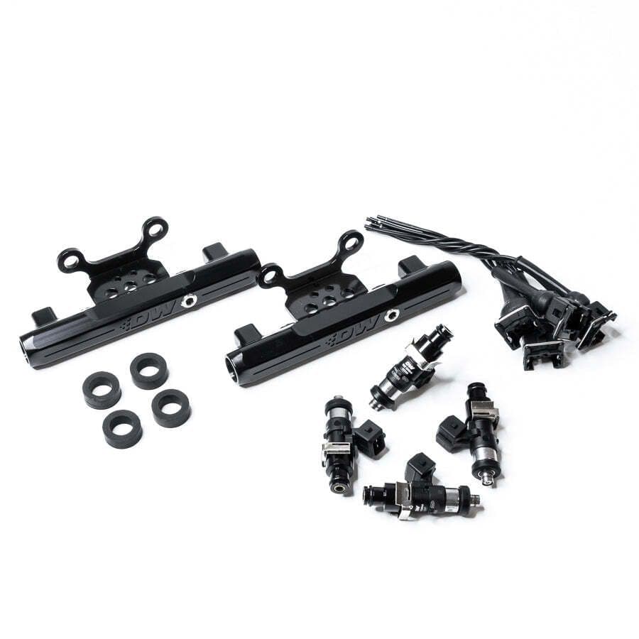SUBARU SIDE FEED TO TOP FEED FUEL RAIL CONVERSION KIT AND 1500CC FUEL INJECTORS FOR 04-06 STI