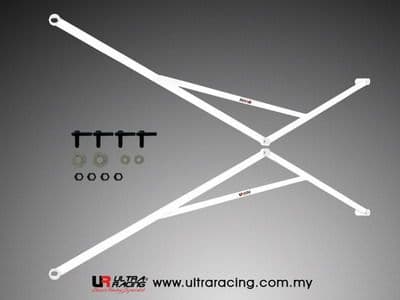 ULTRA RACING 2X 3-POINT FLOOR BARS HONDA CIVIC 96-00
