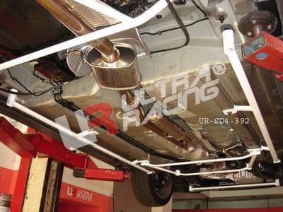 ULTRA RACING 2X 4-POINT SIDE FLOOR BARS HONDA ACCORD 03-08 4D