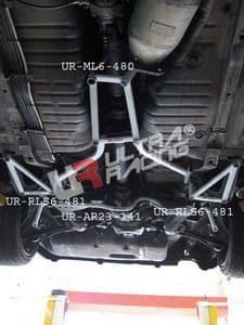 ULTRA RACING 2X3P REAR BRACES 481P NISSAN SKYLINE R32 GTR