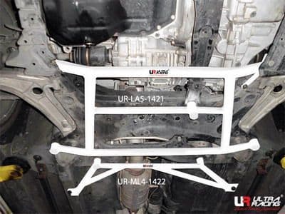 ULTRA RACING 4-POINT MID LOWER BRACE 1422 MITSUBISHI EVO X