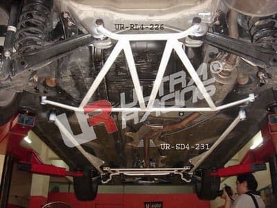 ULTRA RACING 4P REAR H-BRACE HONDA CIVIC FD 06+ HYBRID / FB 12+