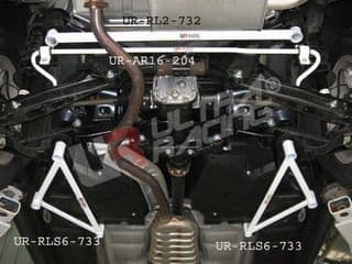 ULTRA RACING REAR LOWER TIEBAR SUBARU IMPREZA 08+ GH/GR +STI