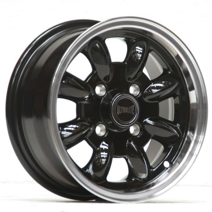 ULTRALITE ALLOY WHEELS X4 5.5x12 / ET20 / 101.6x4 / GLOSS BLACK