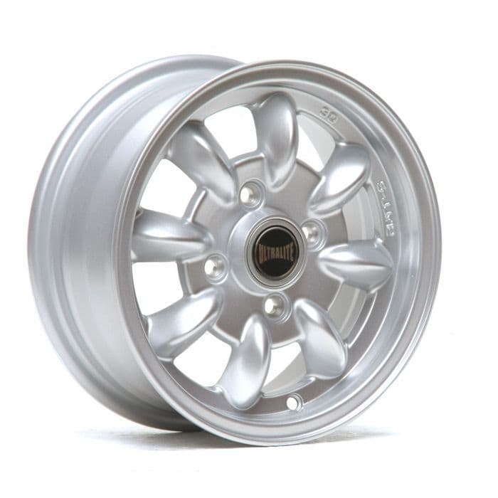 ULTRALITE ALLOY WHEELS X4 5x12 / ET30 / 101.6x4 / FULL SILVER