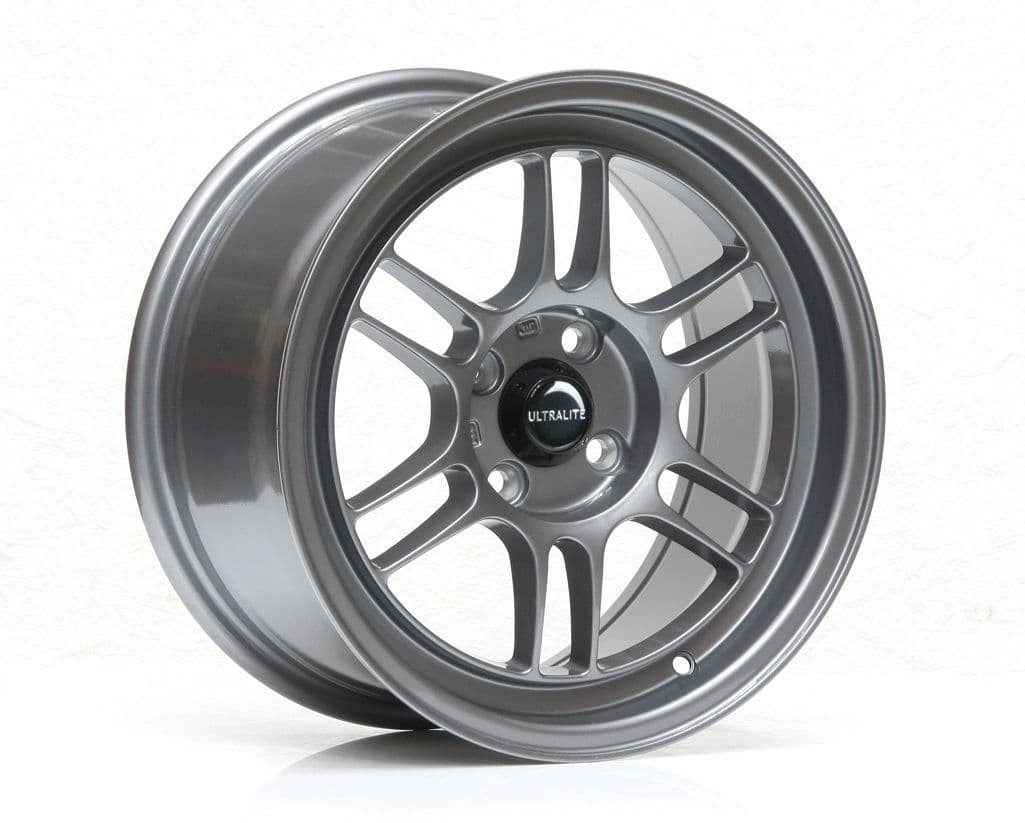 ULTRALITE F1 ALLOY WHEELS X4 -15x7.5 / ET30 / 4x100 / GLOSS GUNMETAL