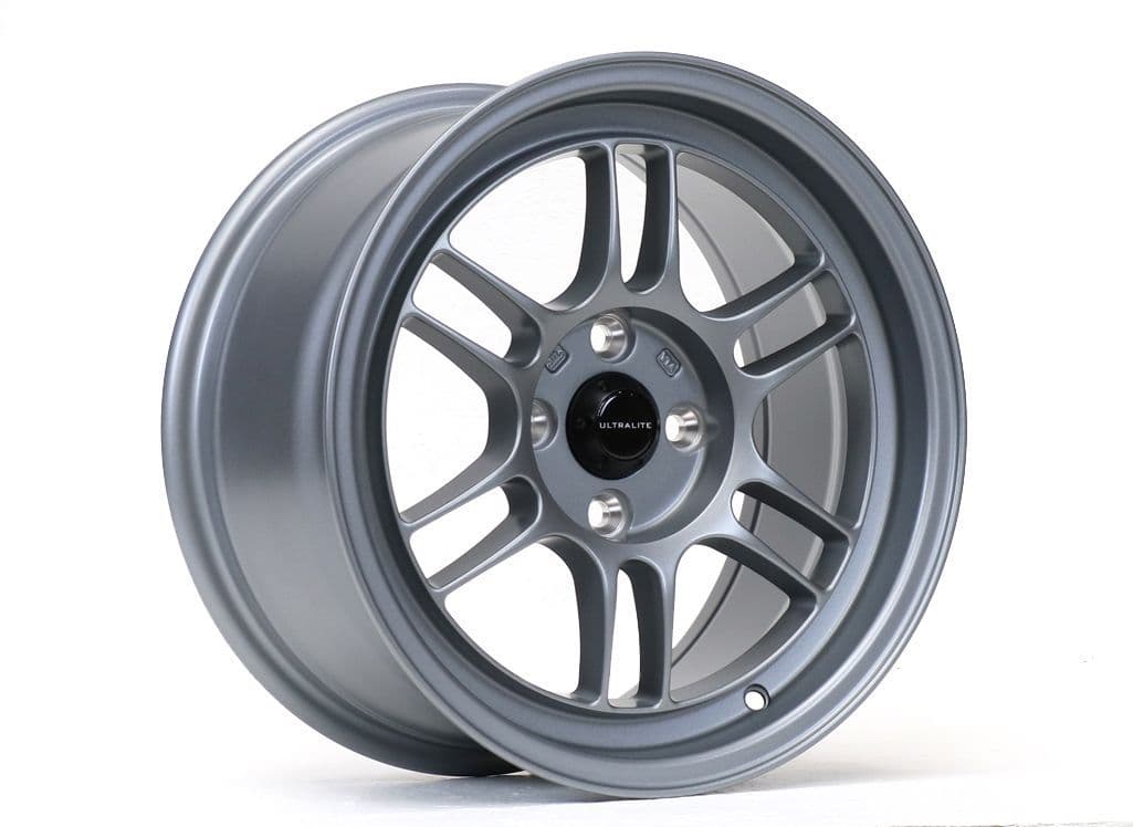 ULTRALITE F1 ALLOY WHEELS X4 -15x7.5 / ET30 / 4x100 / MATT GUNMETAL