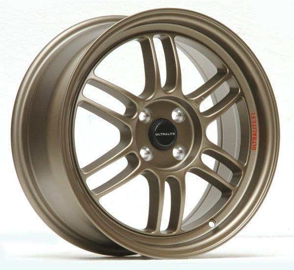 ULTRALITE F1 ALLOY WHEELS X4 -17x7.5 / ET42 / 4x100 / 73.1 / MATT BRONZE