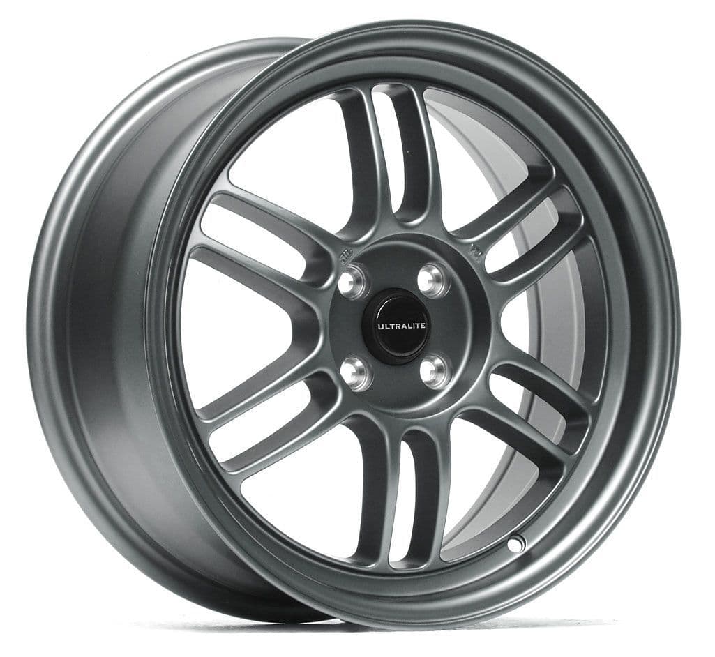 ULTRALITE F1 ALLOY WHEELS X4 -17x7.5 / ET42 / 4x108 / 73.1 / GLOSS GUNMETAL