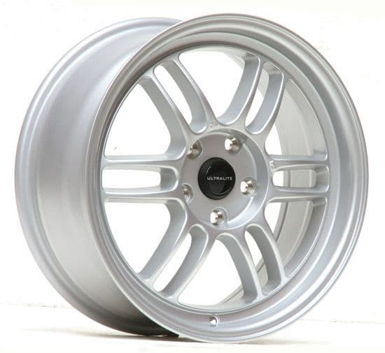 ULTRALITE F1 ALLOY WHEELS X4 -17x7.5 / ET42 / 5x114.3 / 73.1 / MATT SILVER
