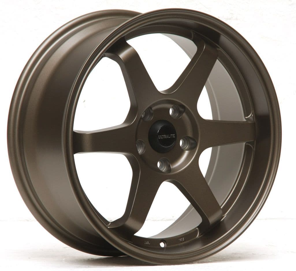ULTRALITE UL37 ALLOY WHEELS X4 - 18x8 / ET35 / 5x100 / MATT BRONZE