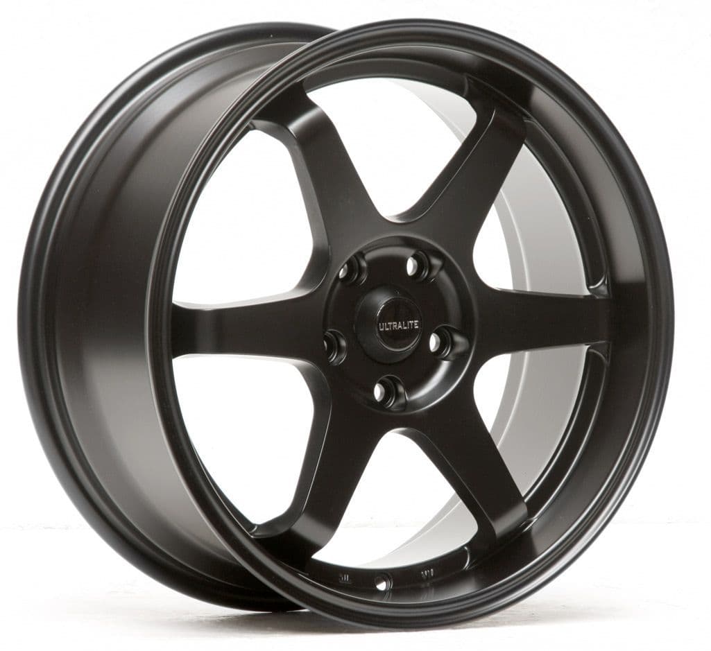 ULTRALITE UL37 ALLOY WHEELS X4 - 18x8 / ET35 / 5x114.3 / MATT BLACK