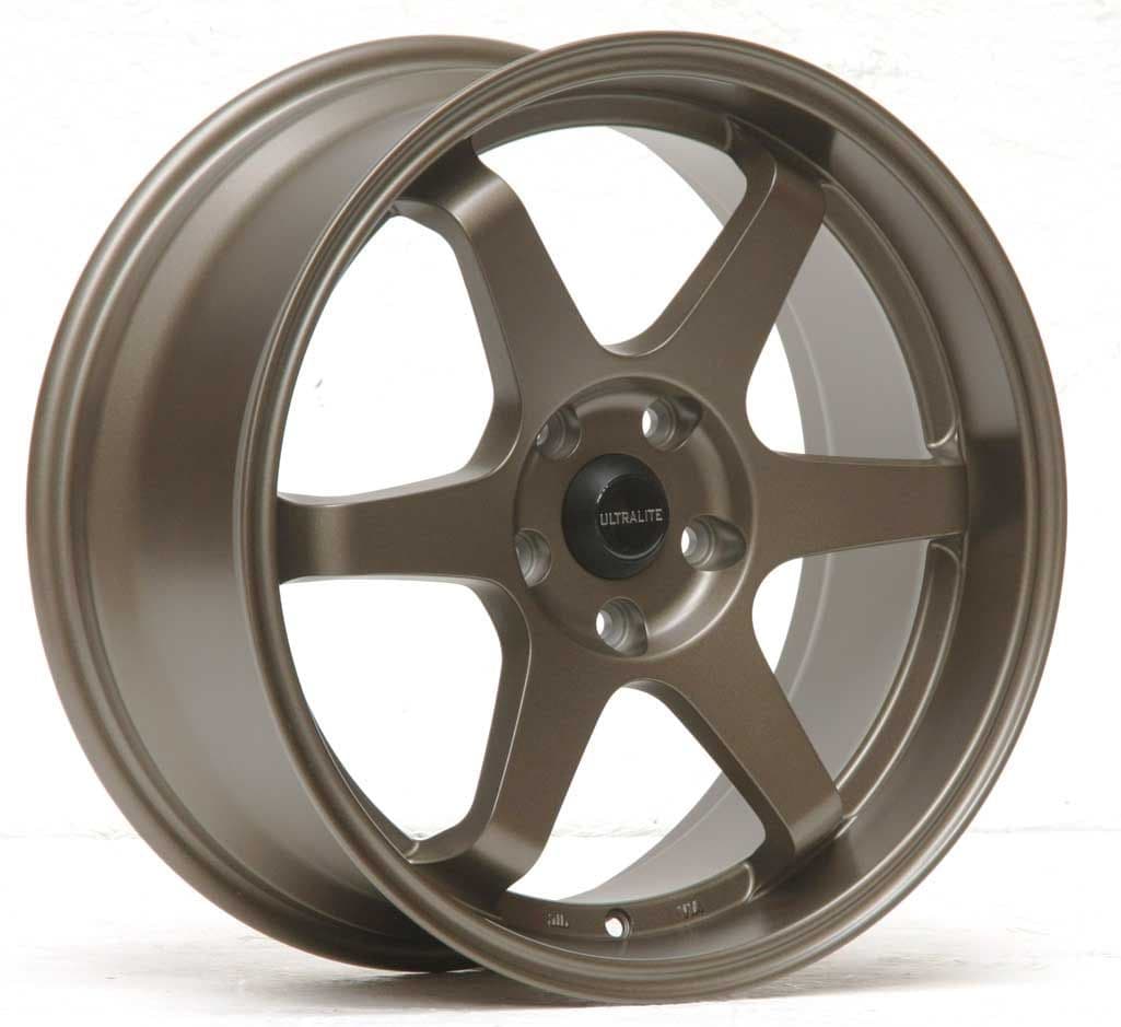ULTRALITE UL37 ALLOY WHEELS X4 - 18x8 / ET35 / 5x114.3 / MATT BRONZE