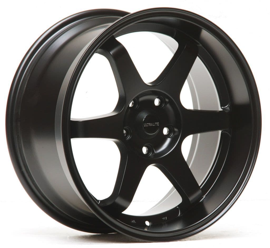 ULTRALITE UL37 ALLOY WHEELS X4 - 18x9 / ET35 / 5x114.3 / MATT BLACK