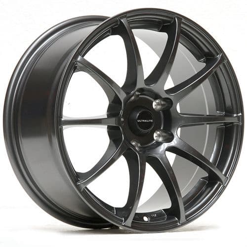 ULTRALITE ULR5 ALLOY WHEELS X4 - 17x8 / ET35 / 5x114.3 / 73.1 DARK GUNMETAL