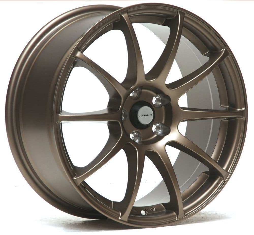 ULTRALITE ULR5 ALLOY WHEELS X4 - 17x8 / ET35 / 5x114.3 / 73.1 / MATT BRONZE