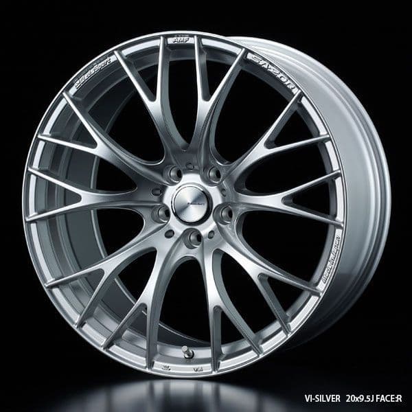 WEDSSPORT SA-20R ALLOY WHEEL 19X9.5J 5X114.3 ET48 SILVER
