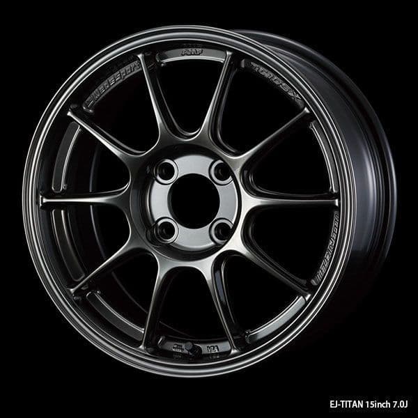 WEDSSPORT TC-105X ALLOY WHEEL 18X10.5J 5X114.3 ET12 TITANIUM