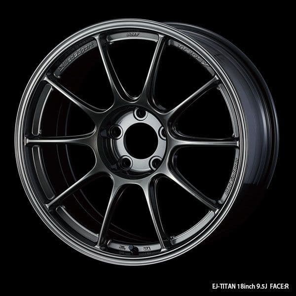 WEDSSPORT TC-105X ALLOY WHEEL 18X9.5J 5X114.3 ET45 TITANIUM
