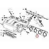 GENUINE HONDA INTAKE INLET MANIFOLD GASKET K-SERIES K20A CIVIC TYPE R EP3 INTEGRA TYPE R