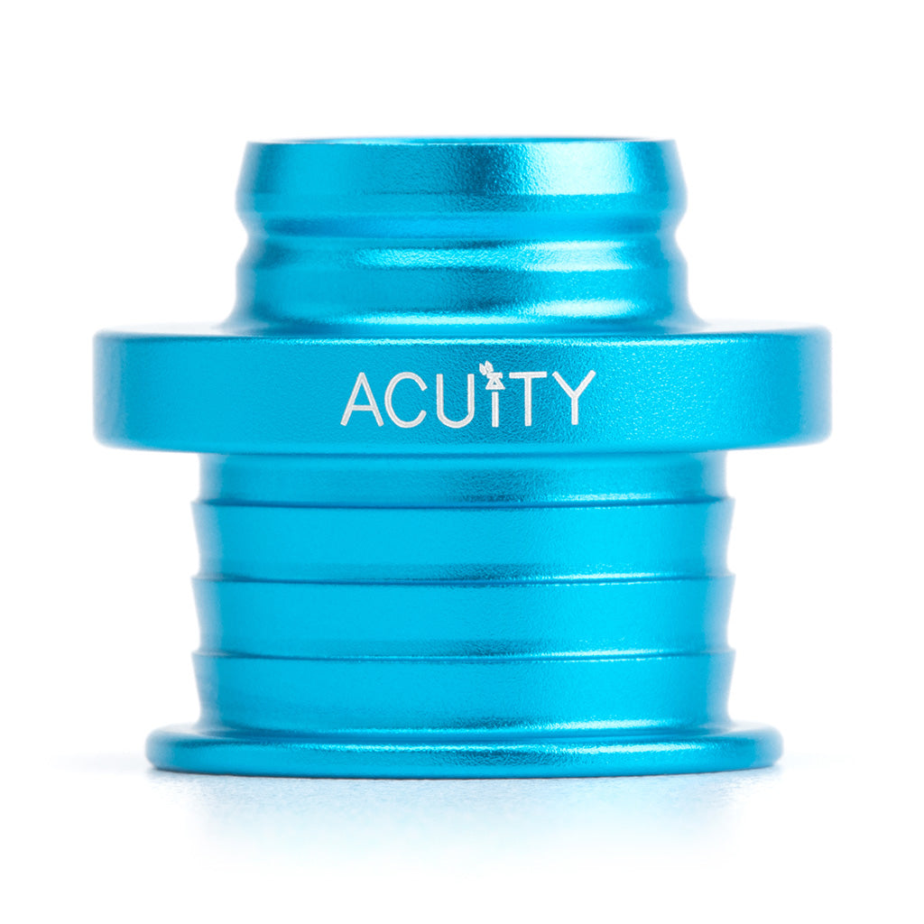 ACUITY Satin Teal Aluminum Shift Boot Collar for POCO Shift Knobs