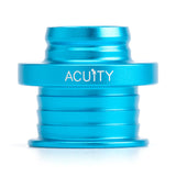 ACUITY Satin Teal Aluminum Shift Boot Collar for POCO Shift Knobs