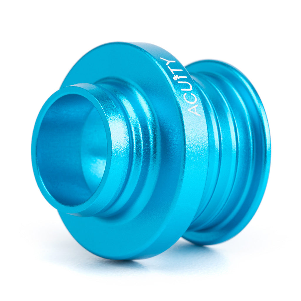 ACUITY Satin Teal Aluminum Shift Boot Collar for POCO Shift Knobs