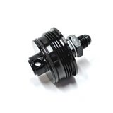 SYTEC MOTORSPORT IN-LINE 'BULLET' FUEL FILTER WITH AN6 -6 FITTINGS [BLACK]