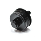SYTEC MOTORSPORT IN-LINE 'BULLET' FUEL FILTER WITH AN6 -6 FITTINGS [BLACK]