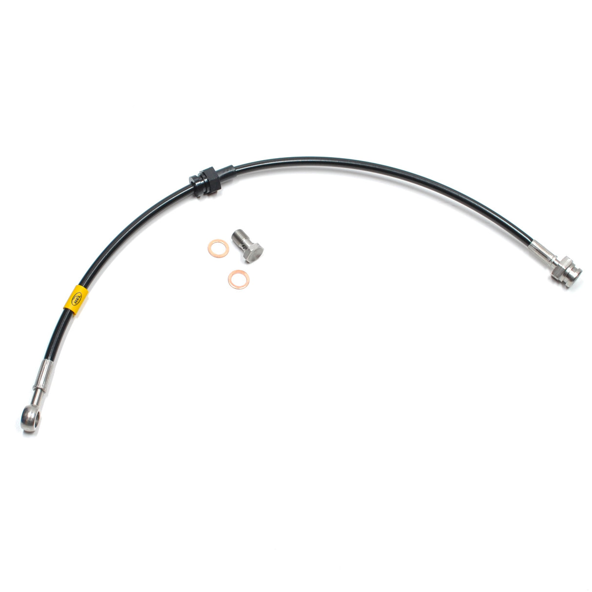HEL BRAIDED CLUTCH LINE HOSE NISSAN PULSAR 2.0 GTI-R RHD [FLEXI REPLACMENT]
