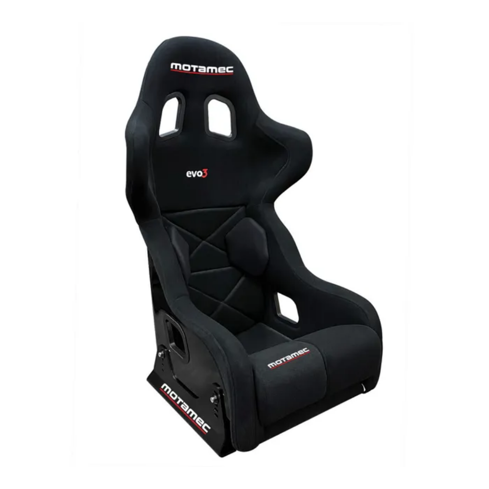 MOTAMEC RACING GP3 FIA APPROVED RACE SEAT GRP SHELL SIDE MOUNT BLACK HANS