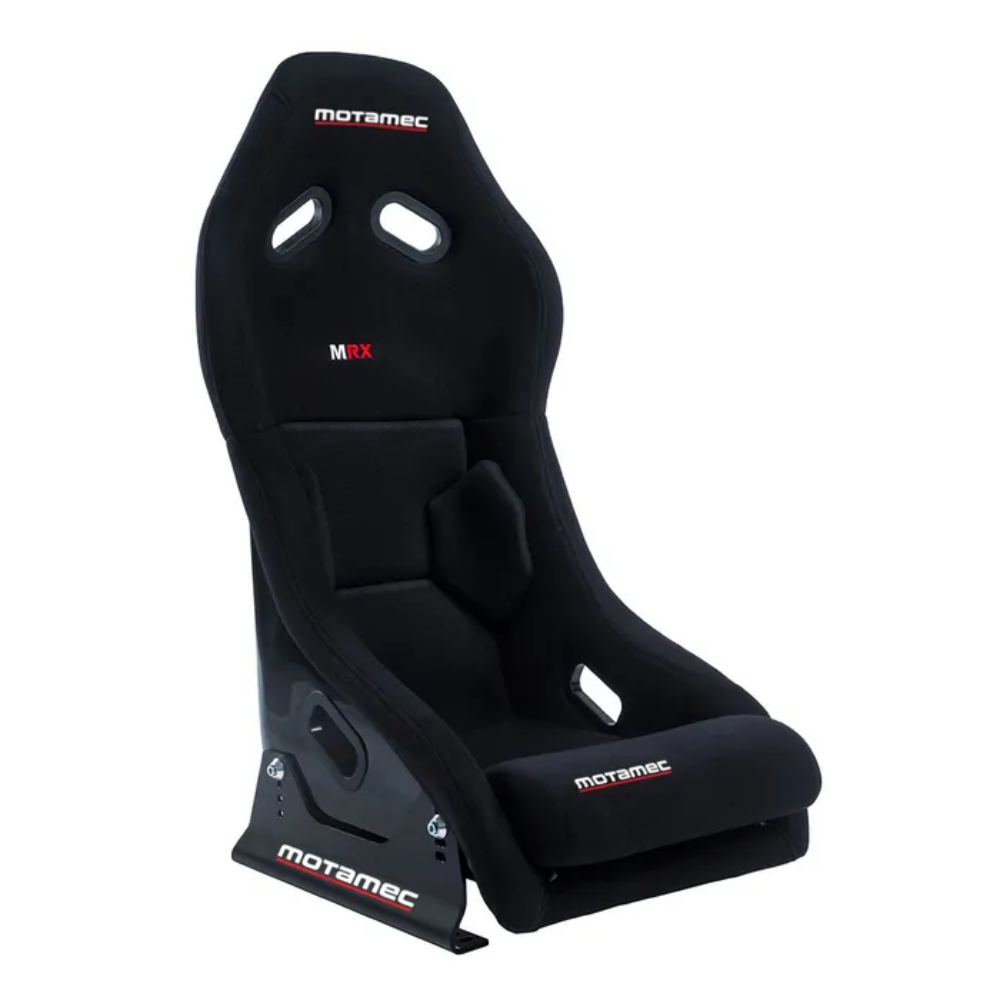 MOTAMEC RACING MRX RACE SEAT FIBERGLASS SHELL SIDE MOUNT BLACK - MR2 MX5