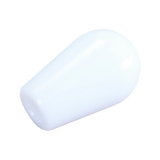 DELRIN WHITE GEAR SHIFT KNOB UNIVERSAL [SELECT THREAD SIZE]
