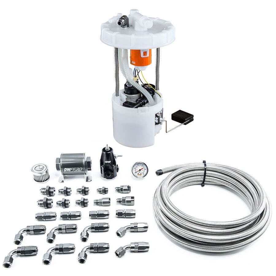 DW400 PUMP MODULE + RETURN KIT SS CPE FOR 8TH GEN 2006-11 HONDA CIVIC SI K20