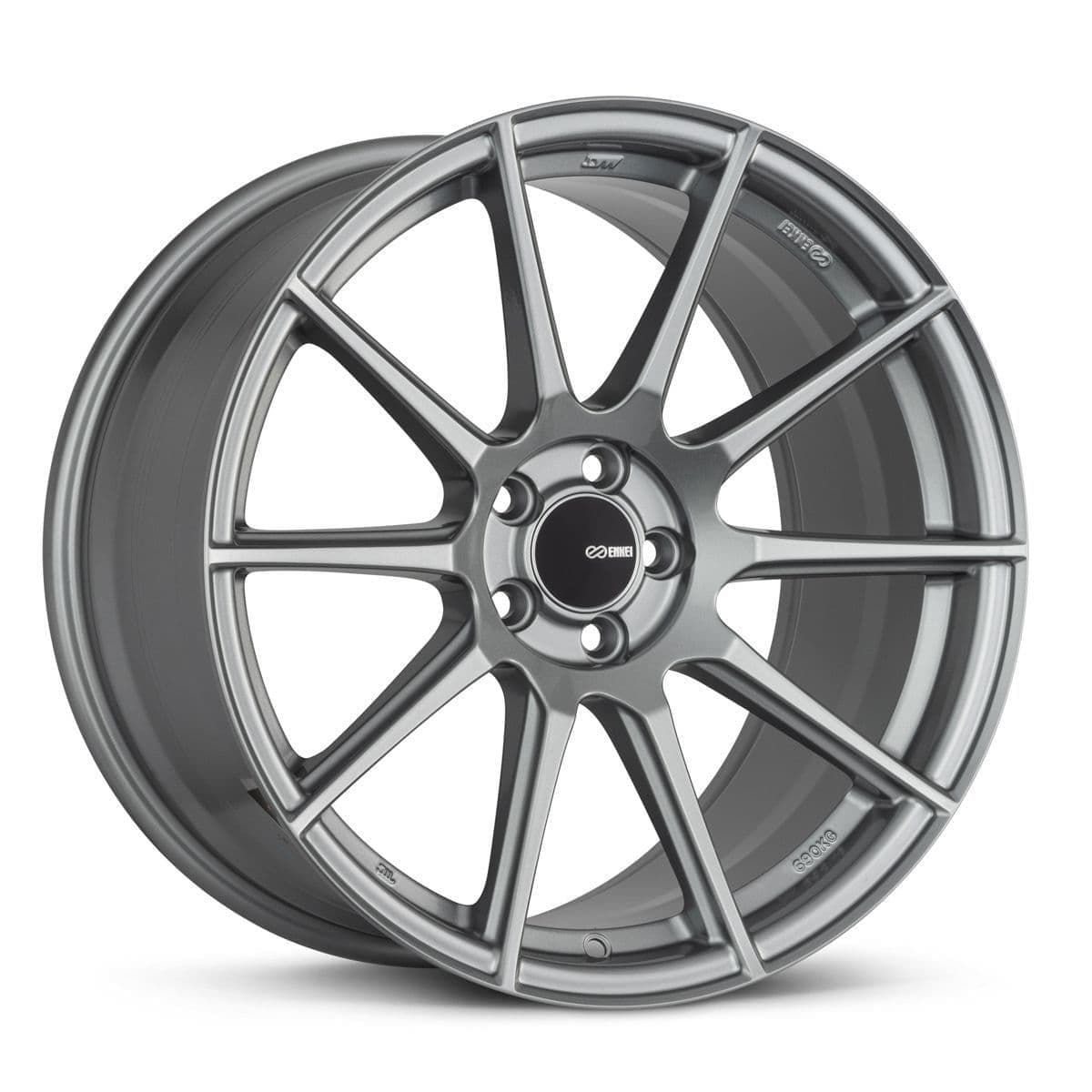 ENKEI TS10 ALLOY WHEEL 18 X 8.5 50/72.6/5X114.3 STORM GREY