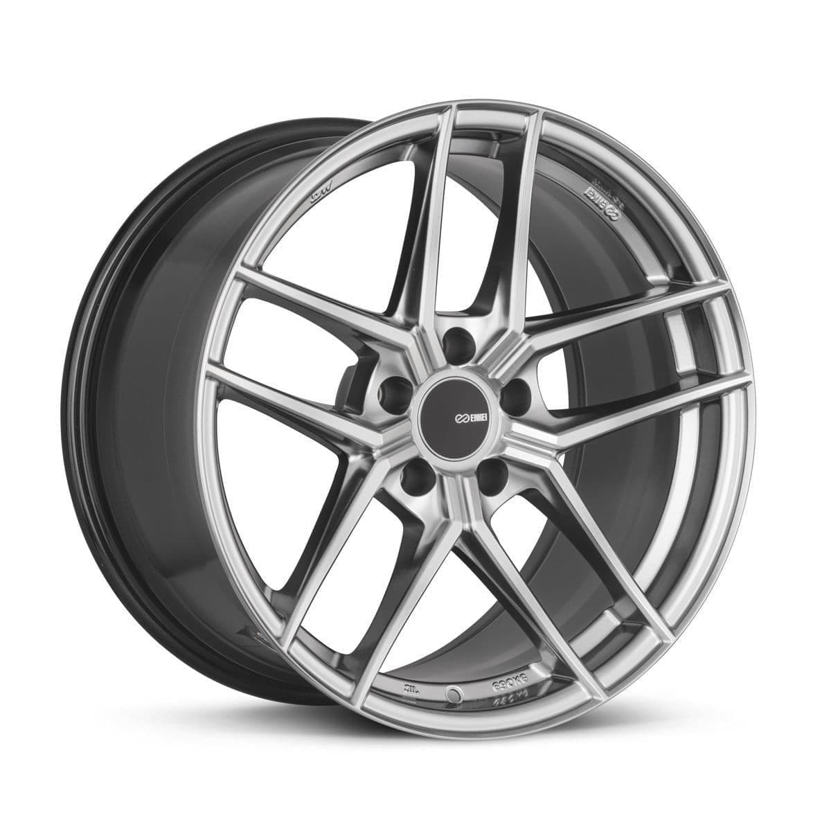 ENKEI TY5 ALLOY WHEEL 19 X 9.5 15/72.6/5X114.3 HYPER SILVER
